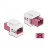 DeLOCK Keystone modul SC Simplex konektor samica na SC Simplex konektor samica