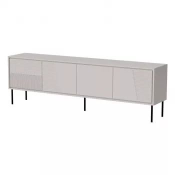 RTV skriňa ABI 4D 200x38x62 kašmírová matná