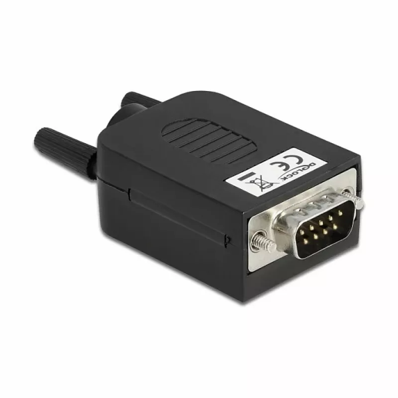 Káblový konektor DeLOCK 66232 Sub-D 9 10-pólová svorkovnica čierna