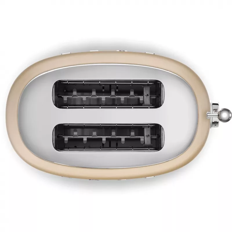 Hriankovač Smeg 50's Style TSF01CHMEU 2 plátky zlatý 950W