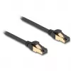 DeLOCK RJ45 sieťový kábel Cat.6A konektor samec-konektor samec S/FTP čierny 3 m