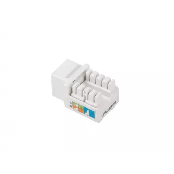 Keystone modul Lanberg KSU5-1090 zahnutý biely RJ-45