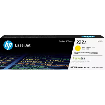 HP 222A - žltá - originálna - LaserJet - tonerová kazeta (W2222A) - pre Color LaserJet Pro MFP 3302fdn