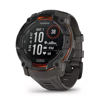 Garmin Instinct 3 Solar GPS smart hodinky 1,3 inch MIP 176x176 dotykový displej čierna