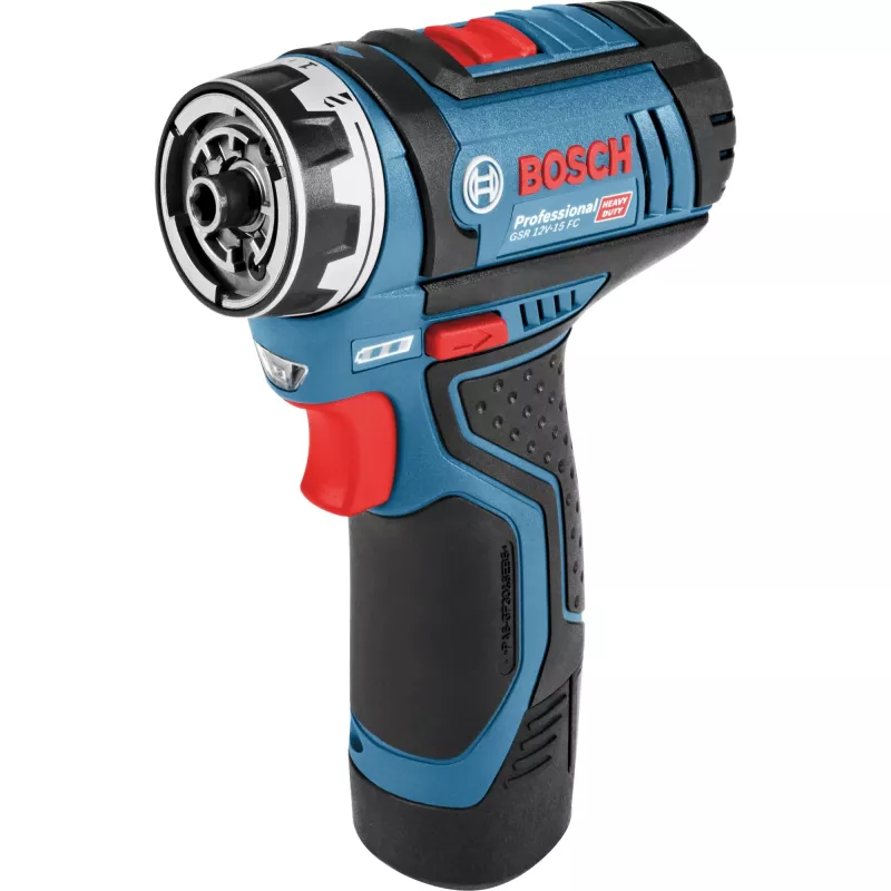 Bosch GSR 12V-15 FC Professional 1300 ot/min bez kľúča 600 g čierna, modrá