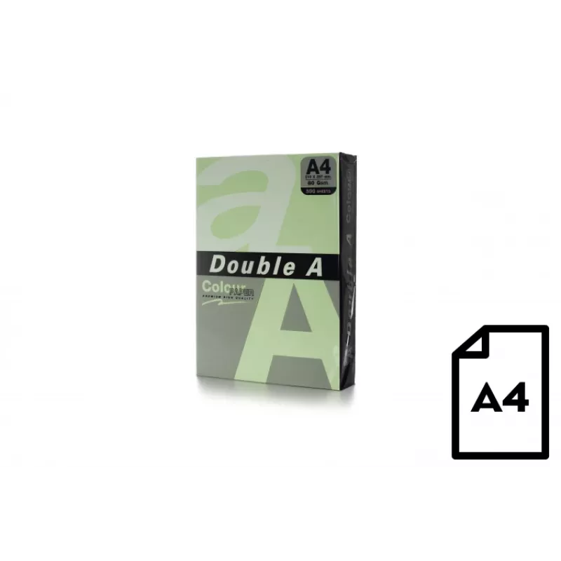 Farebný papier Double A, 80 g, A4, 500 listov, Lagoon
