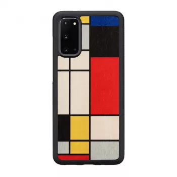 Puzdro na telefón Man and Wood pre Samsung Galaxy S20 — drevo čierna