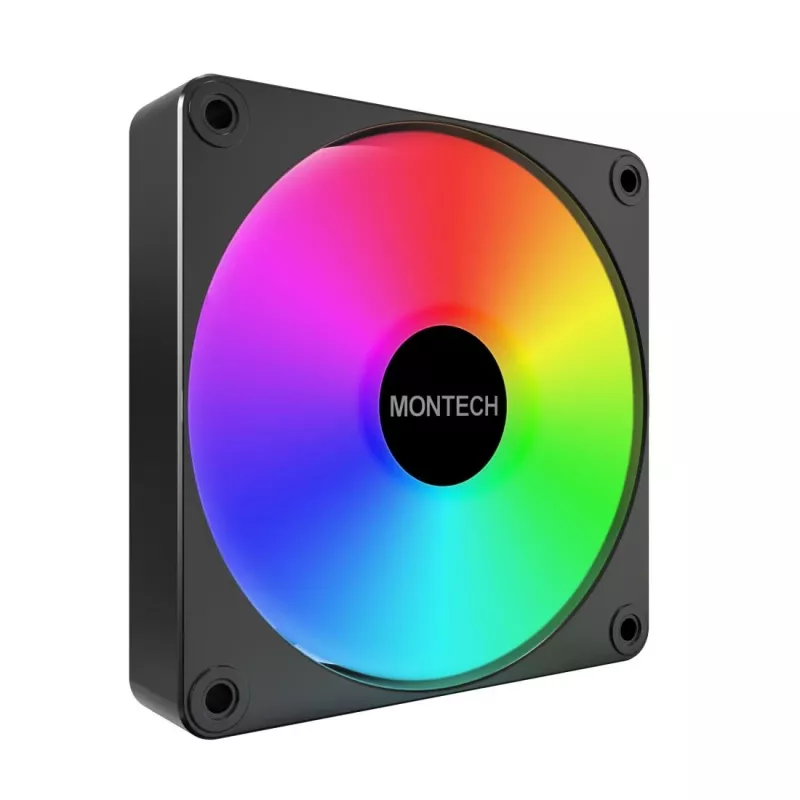 Montech GF120 V2 ARGB modul ventilátora počítačovej skrine 12 cm čierny 1 ks