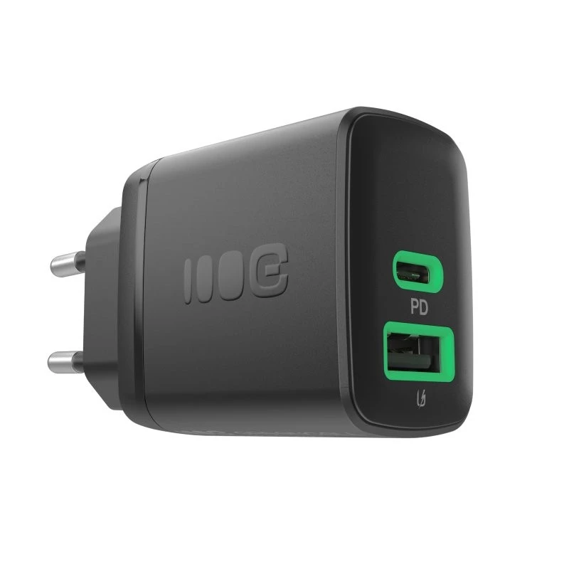 Nabíjačka Green Cell PowerSource Duo30 – 1× USB-A, 1× USB-C, 3A
