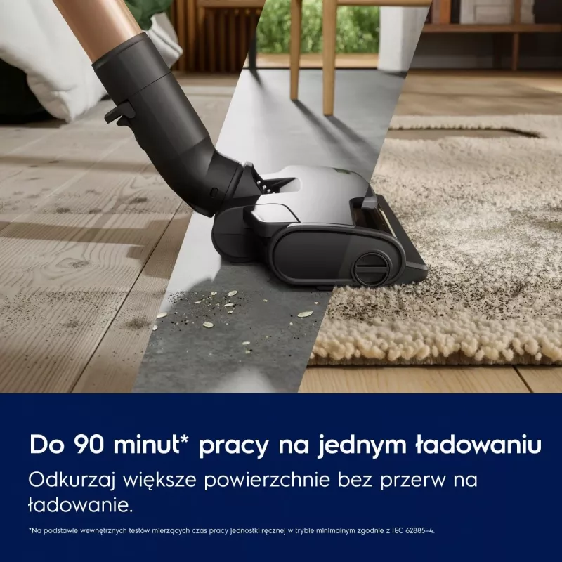 Electrolux EP82AB25UG tyčový vysávač/elektrická metla akumulátor suchý cyklónový bezvreckový 0,4 l 100 W sivá