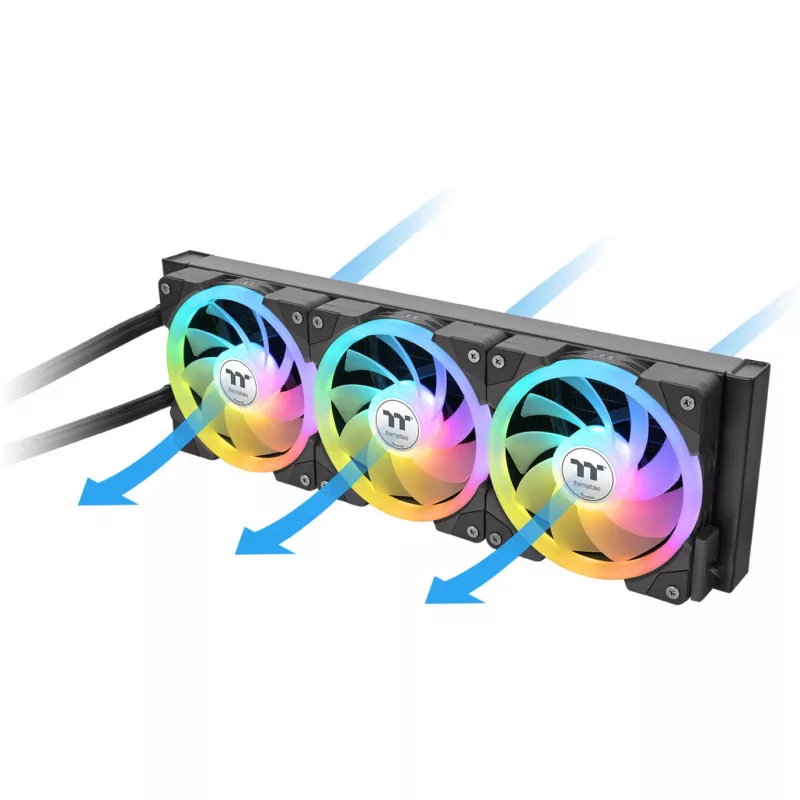 AIO kvapalinový CPU chladič THERMALTAKE MAGFloe 360 Ultra — 360-mm radiátor, RGB ventilátory