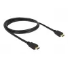 HDMI kábel DeLOCK 84752 1m Type-A konektor samec na samec čierny