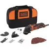 Black & Decker MT300SA2, rezanie, brúsenie, leštenie, odstraňovanie hrdze/korózie, pílenie, škrabanie, čierna, oranžová, 10000 OPM, 101 dB, 90 dB, striedavý prúd