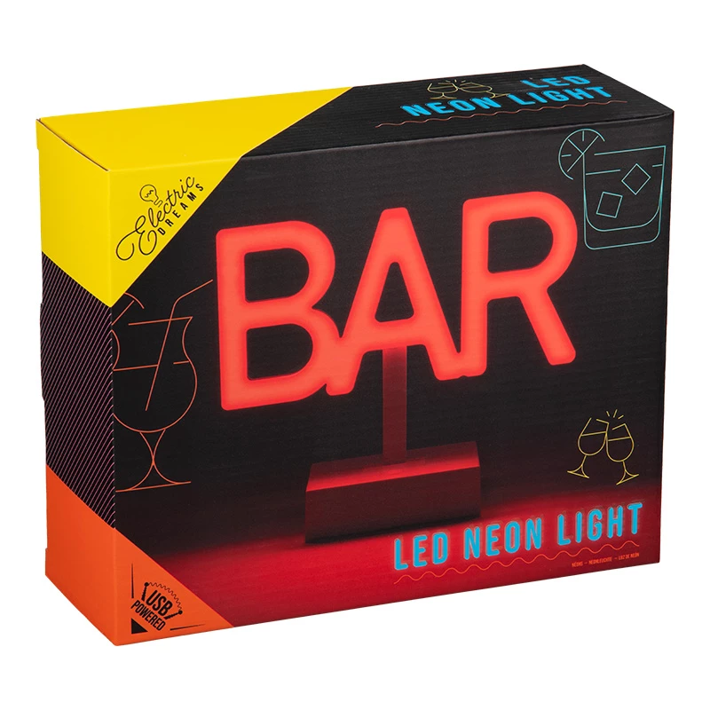 Paladone Bar LED Neon stojaca lampa