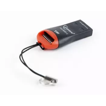 Čítačka kariet Gembird FD2-MSD-3 USB 2.0 čierna červená