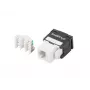 Keystone modul RJ45 - LSA UTP Cat.6a 180 stupňov na montážnu krabicu