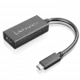 Lenovo 4X90R61022 video kábel adaptér 0,24 m USB Type-C HDMI typ A (štandard) čierny