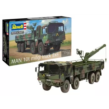 Plastový modelársky set REVELL Man 10T Milgl 8x8 LKW mierka 1/35