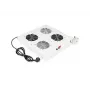 ROLINE 19-palcová indukčná ventilátorová jednotka 26.21.0076, sivá, 2 ventilátory
