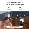 Safemo ST1 SolarCam 4K UHD video, 8x zoom, 132° výhľad, nočné videnie, Wi-Fi 2,4 GHz, 3W solár, biela