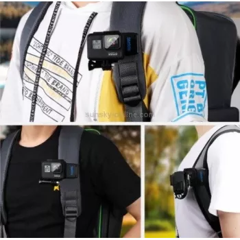 Držiak na popruh RUIGPRO DCA6908 pre DJI Osmo Action – 360° otáčanie, ľahký