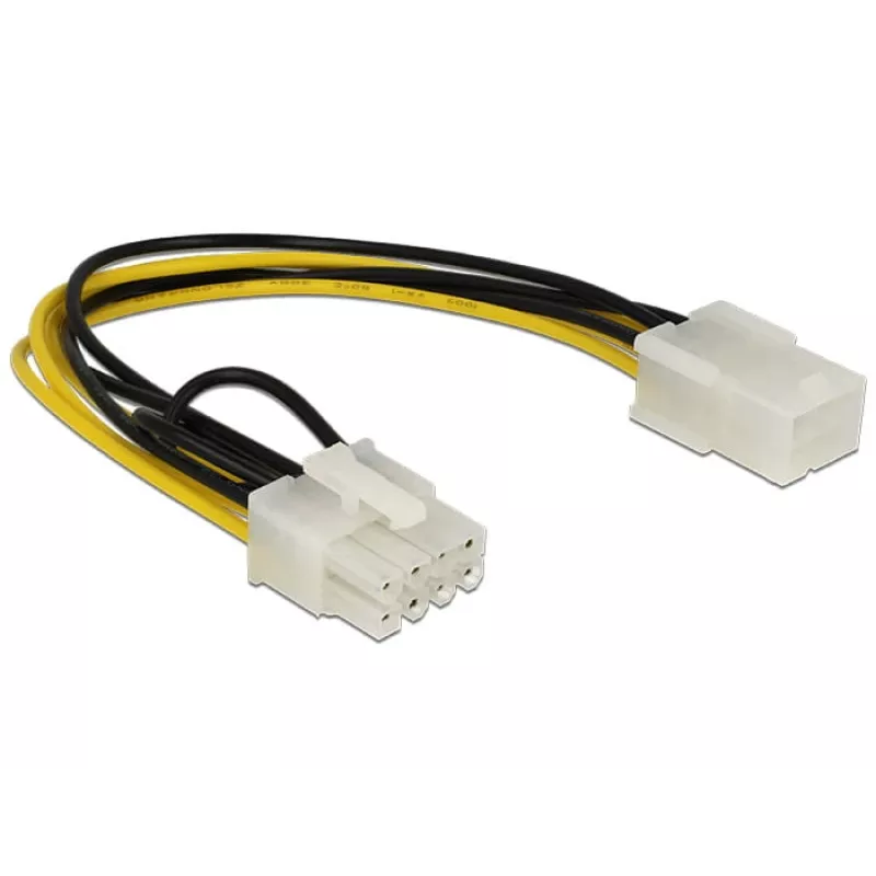 Interný napájací kábel DeLOCK 83775 0,2 m PCI-E 8-pin na 6-pin