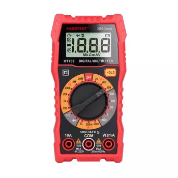 Multimeter Habotest HT108L – DC do 600 V, AC do 600 V, rozsah 10 A