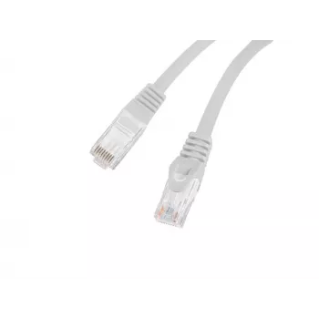 Sieťový kábel LANBERG PCU6-10CU-1000-S Cat6 U/UTP RJ-45 priamy 10 m sivý