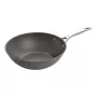 Wok Ballarini 75002-815-0 okrúhly antracitový 30 cm, hliník, 6-vrstvová granitová/titánová antihaftová úprava