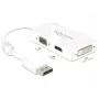 Kábel DeLOCK 0,16 m DisplayPort VGA HDMI DVI-D