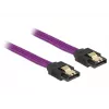 DeLOCK 83691 SATA kábel 0,5 m SATA 7-pin fialový