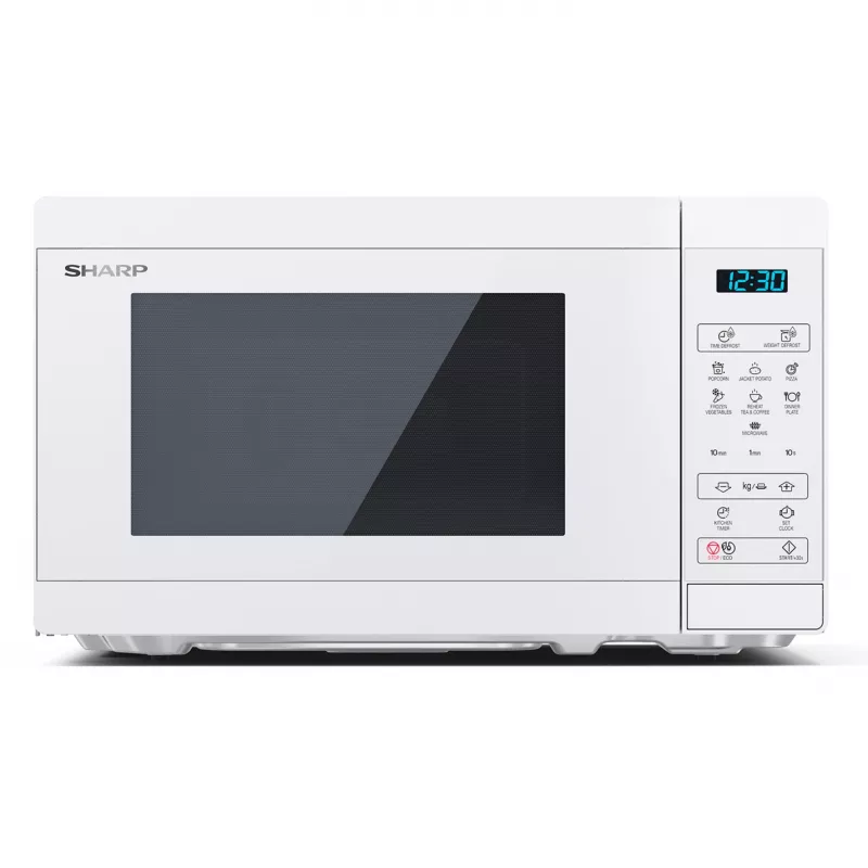 Sharp | Mikrovlnná rúra | YC-MS02E-C | Voľne stojaca | 800 W | Biela