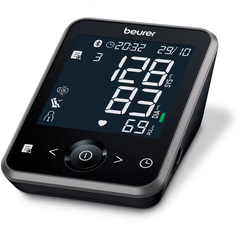 Tlakomer Beurer BM64 s Bluetooth konektivitou a manžetou na rameno