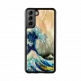 Puzdro na smartphone iKins na Samsung Galaxy S21+ — ochranné zadné krytie 'great wave'