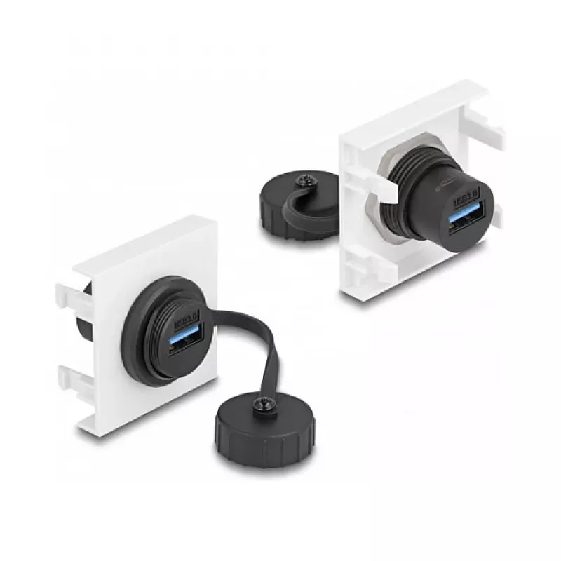 DeLOCK Easy 45 modul SuperSpeed USB 5 Gbit/s USB Type-A konektor samica 45 x 45 mm