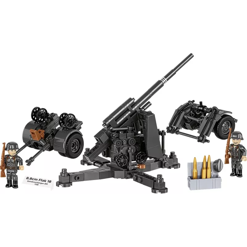 Stavebnica Cobi 8,8-cm Flak s prívesom – 360 dielov