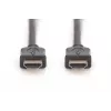 Assmann HDMI High Speed prepojovací kábel, typ A konektor samec/samec, 10,0 m, s Ethernet, predtým HDMI 1.4, UL, čierny, pozlátený (AK-330107-100-S)
