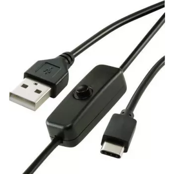Renkforce RF-4495298 USB kábel čierny