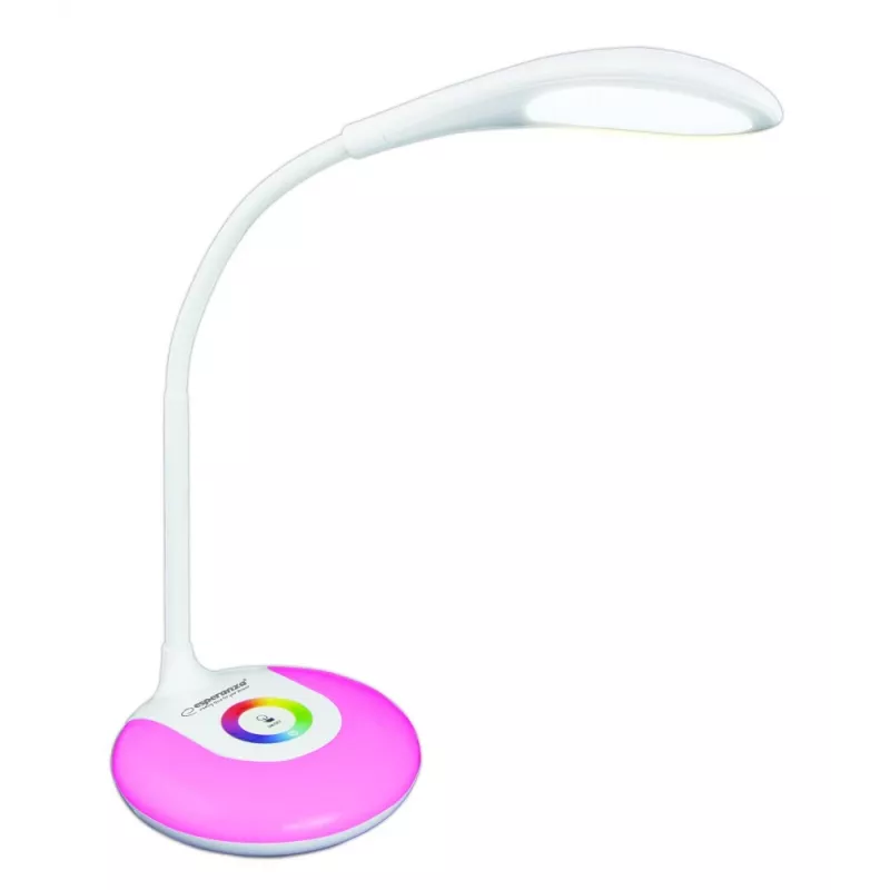 Esperanza ELD102 Stolová lampa nevymeniteľný svetelný zdroj 3 W LED Biela