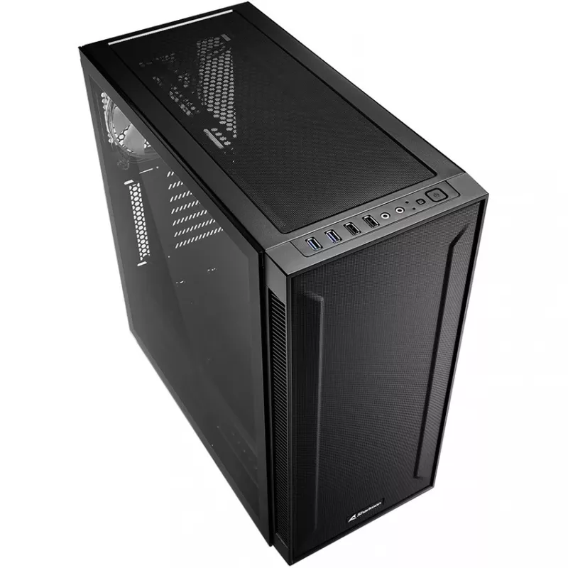 PC skriňa Sharkoon TG6M RGB Tower čierna