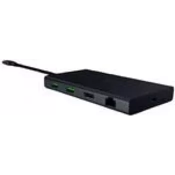 Razer USB-C dock - čierna - 4K pri 60 Hz - 85W Power Delivery - nabíjačka/dokovacia stanica (RC21-02250100-R3M1)