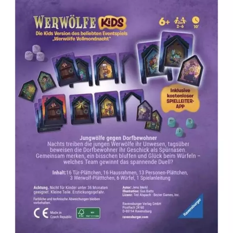 Ravensburger Werwölfe – Nacht der jungen Wölfe kartová hra