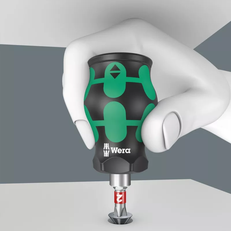 Wera Kraftform compact Stubby Magazin 2 Multibit skrutkovač plochý skrutkovač