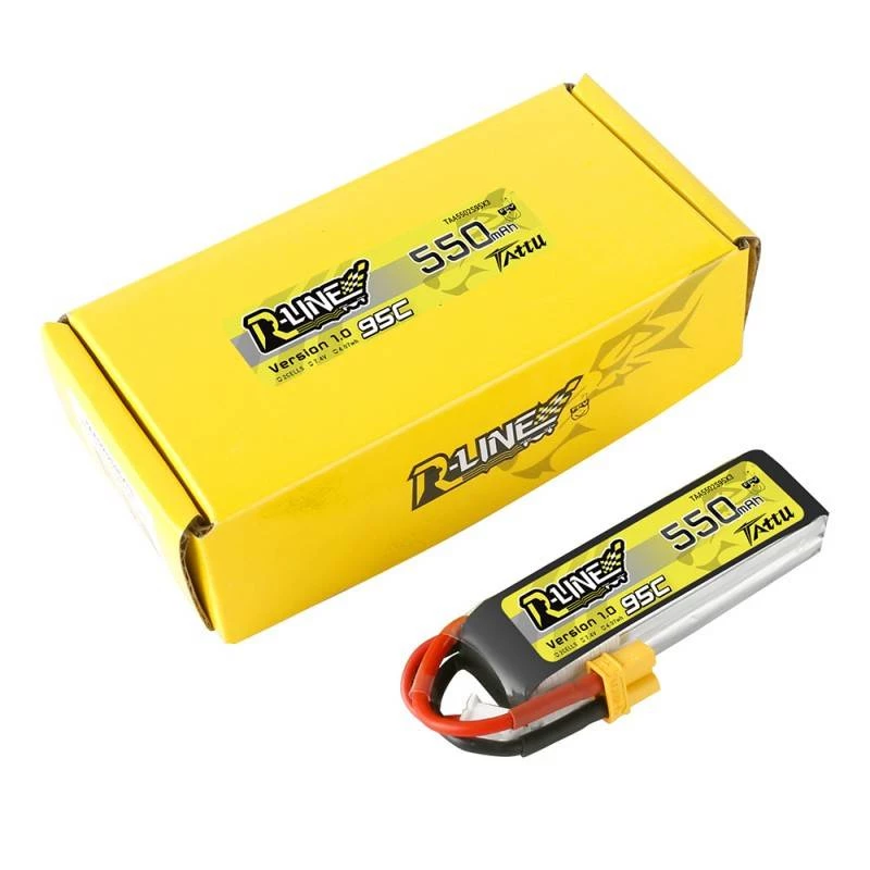 Batéria Tattu R-Line 550mAh 7,4V 95C 2S1P XT30