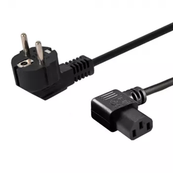 Napájací kábel SAVIO CL-115 IEC C13 na konektor samec, 1,2 m, čierny