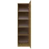 Topeshop SD-50 ARTISAN KPL spálňová skriňa/šatník 5 políc 1 dvere dub