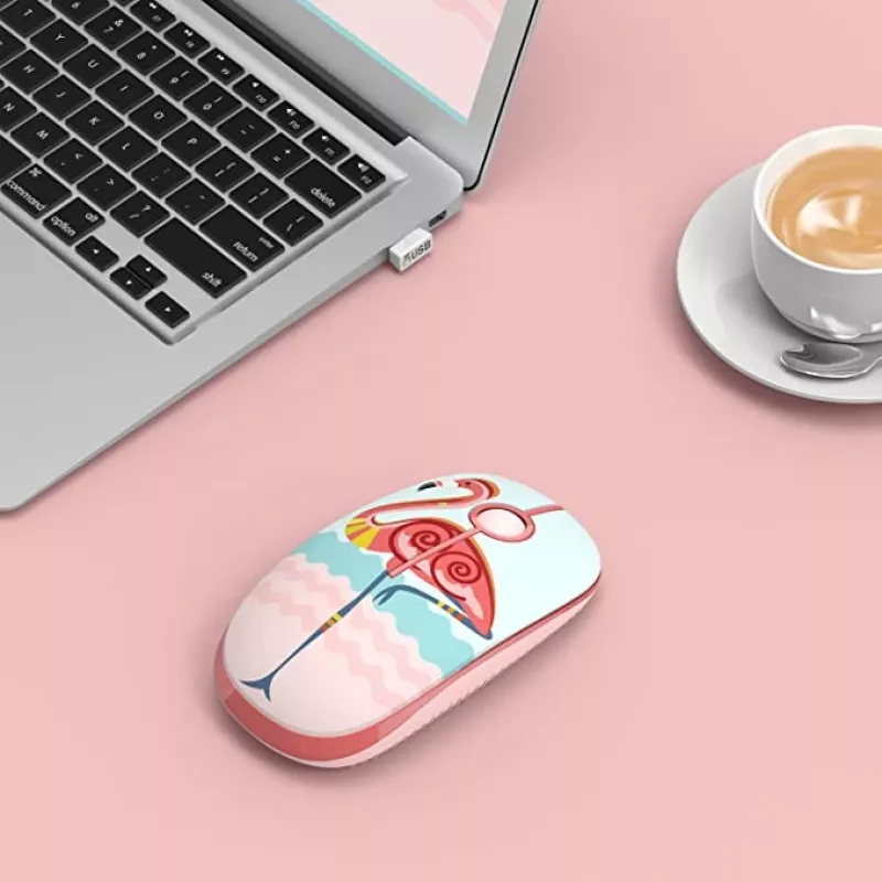 Tellur Kids bezdrôtová myš Flamingo TLL491191 rozhranie