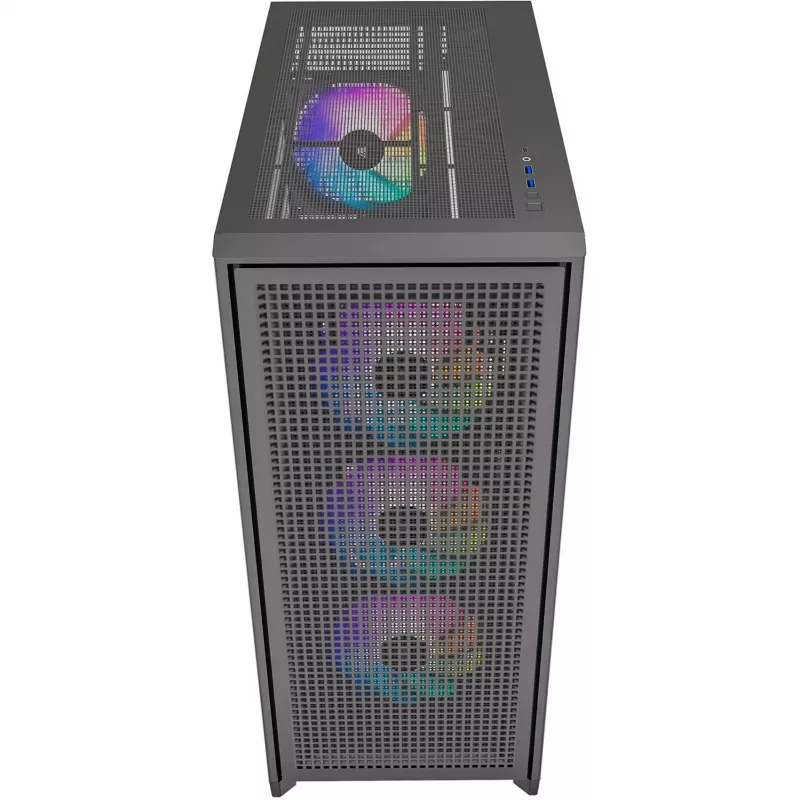PC skriňa Silentware Air 2000 A-RGB čierna — Mid-Tower, bočné okno z tvrdeného skla
