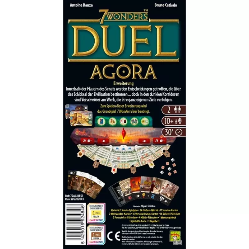 7 Wonders Duel - Agora, rozšírenie doskovej hry