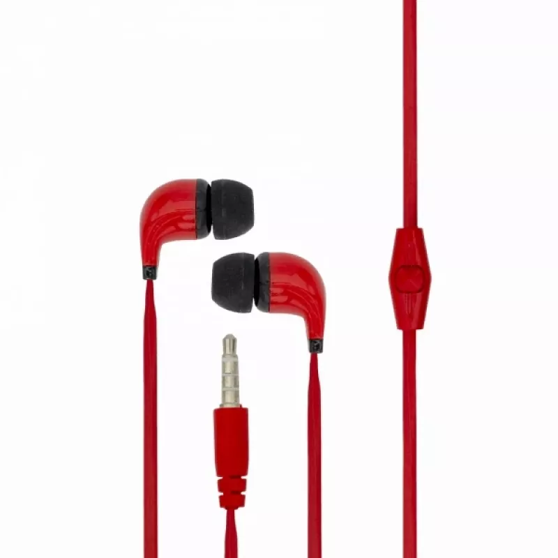 Sbox stereo slúchadlá s mikrofónom EP-038 červené